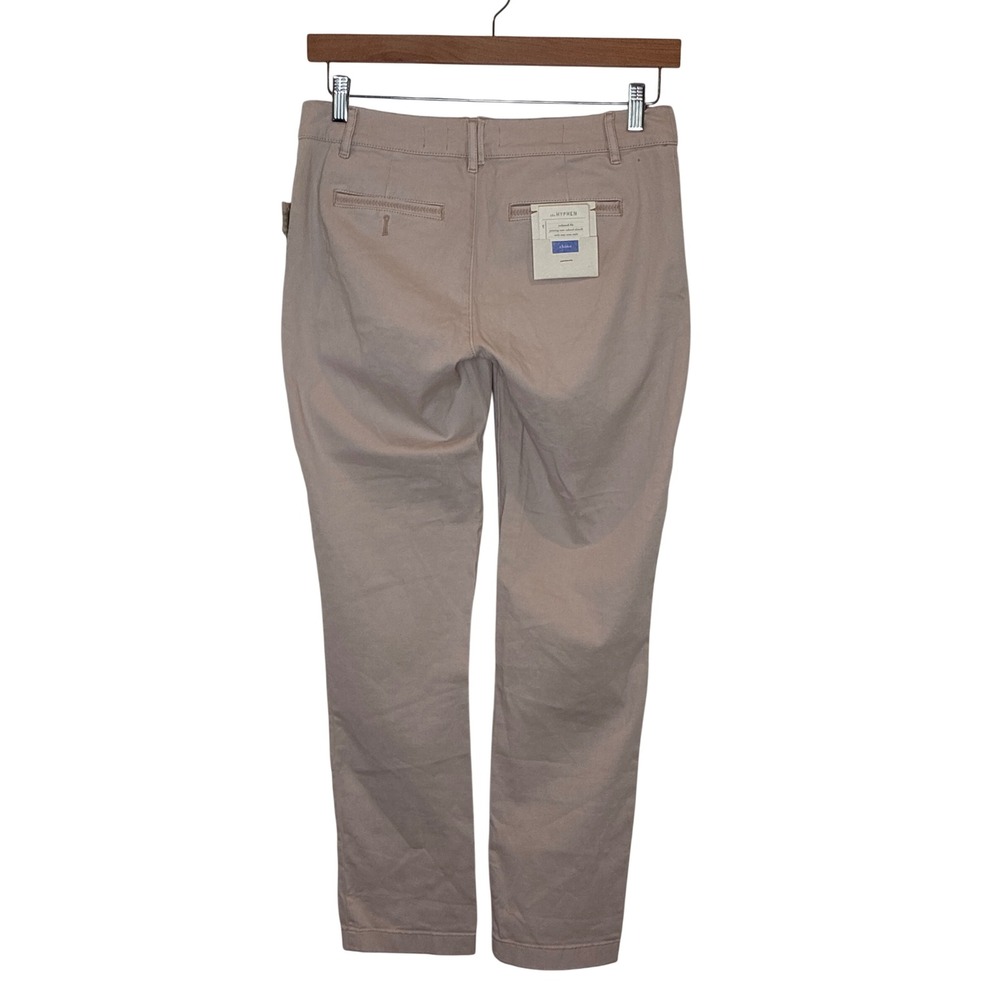 Anthropologie Pilcro Hyphen Chino Pants Size 27 Khaki Pink/Rose Neutral NWT - Picture 2 of 7